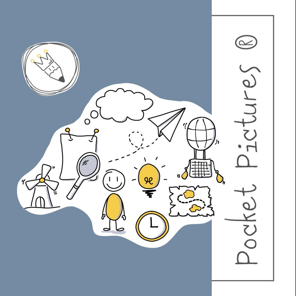 Bildersammlung zum Abzeichnen - Pocket Pictures ® - inkl. Schatten